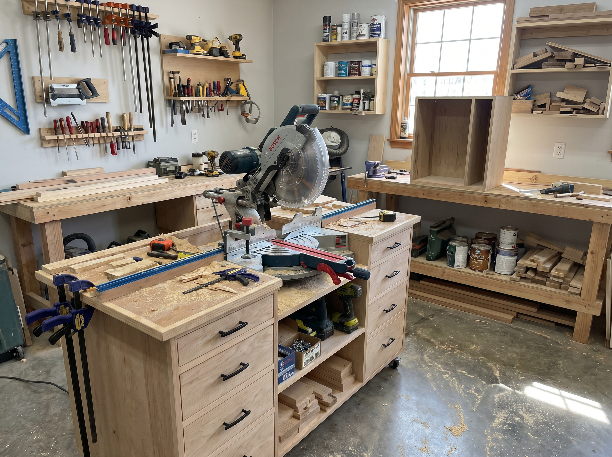Woodworking and Engineering workflow